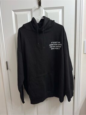 Assholes Live Forever Black Graphic Pullover Hoodie - Unisex XXL